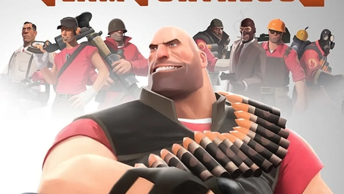 Team Fortress 2 class-based team shooter payload push